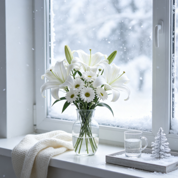 White Lilies & White Daisies · Silent Snowfall