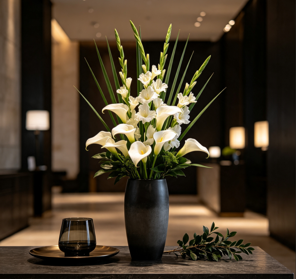 Calla Lilies & Gladioli · Knight's Sword