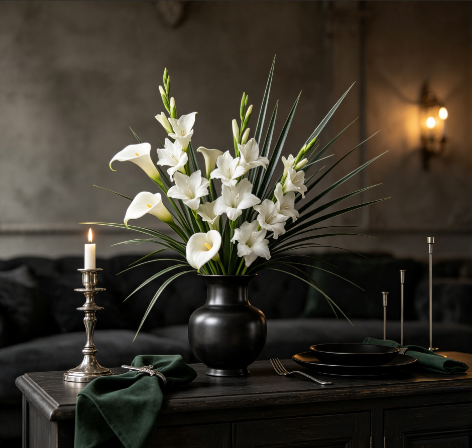 Calla Lilies & Gladioli · Knight's Sword