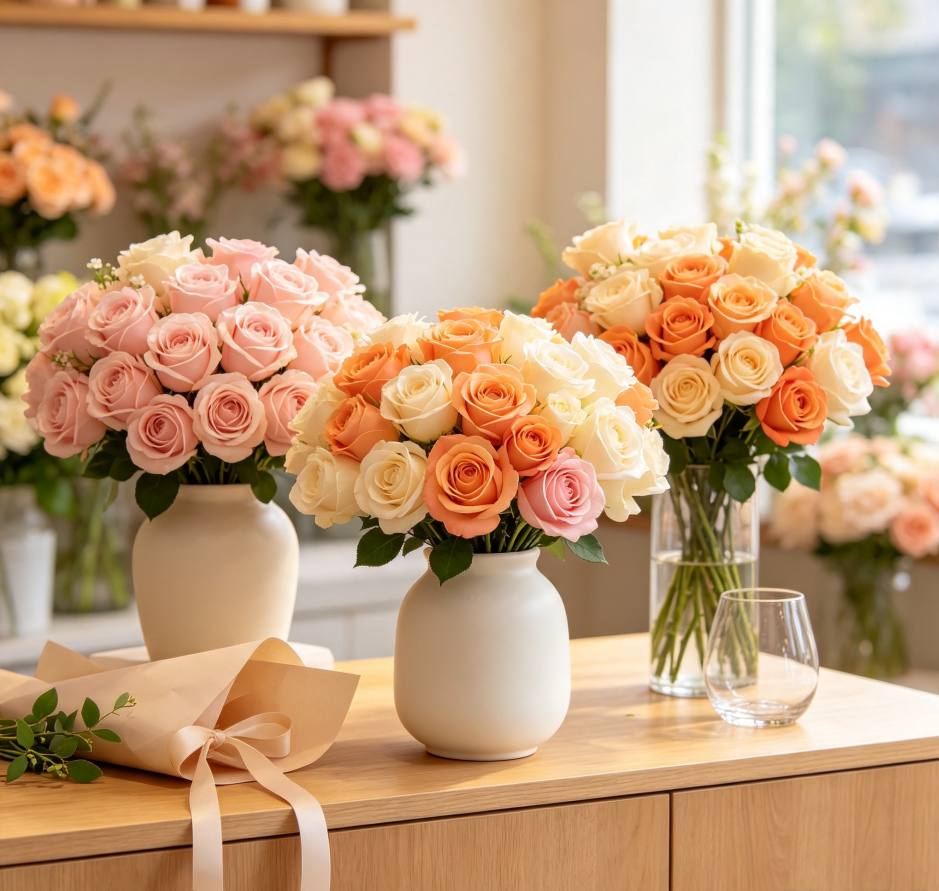 Mixed Roses (Three Colors)