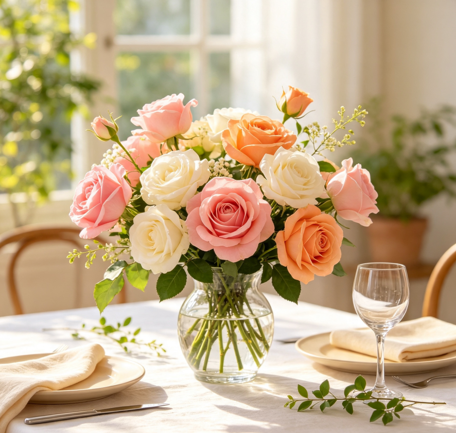 Mixed Roses (Three Colors)