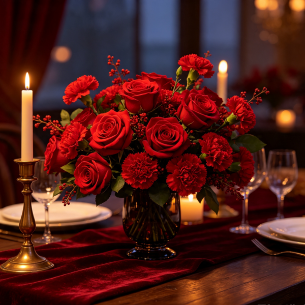 Red Roses & Red Carnations · Crimson Memories