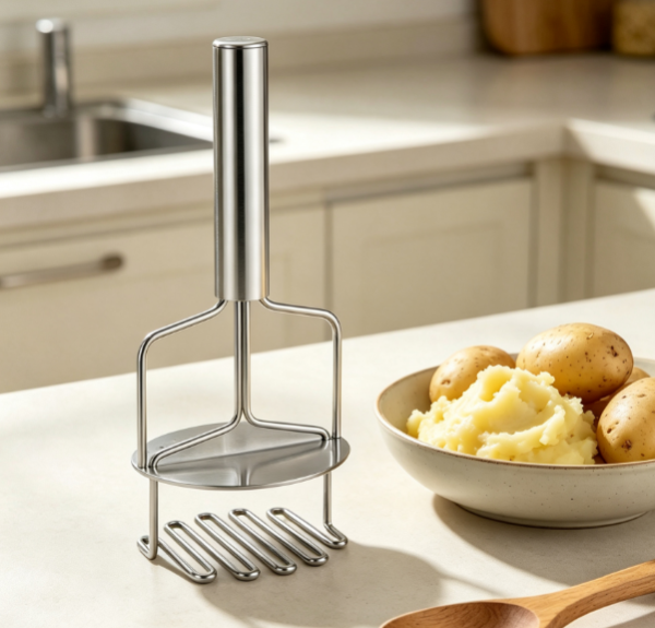 Stainless Steel Potato Masher with Ricer