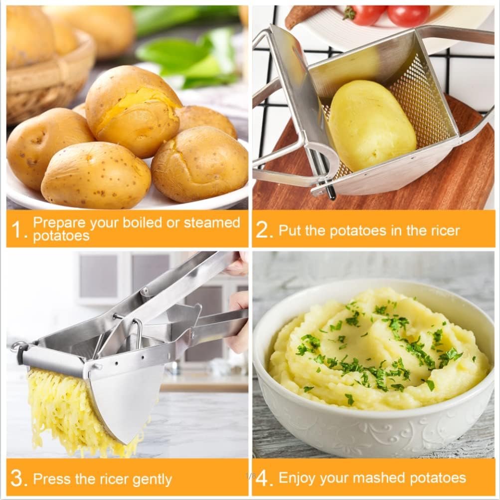 Stainless Steel Potato Ricer Tool