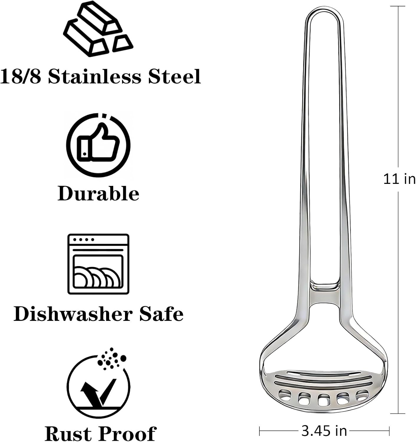 Heavy Duty Potato Masher Tool