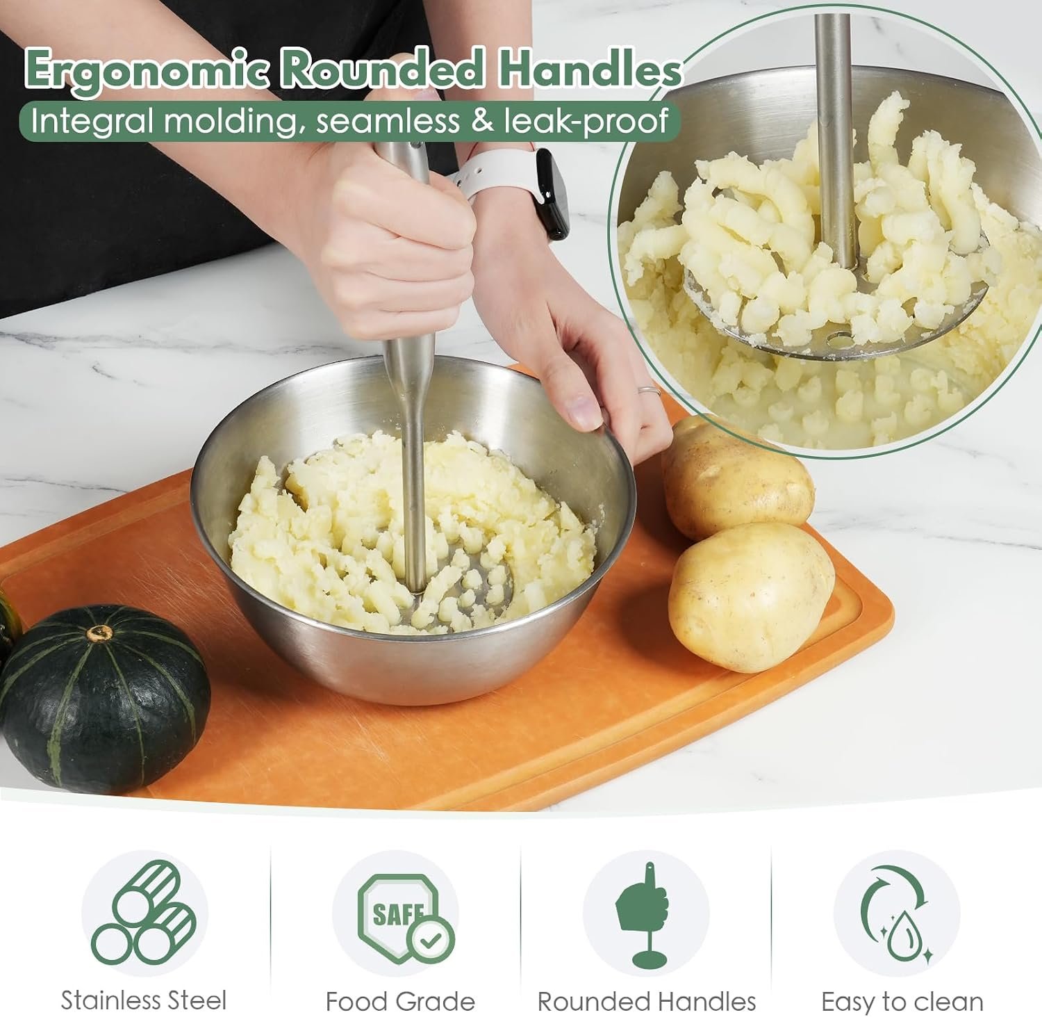 Stainless Steel Potato Masher Tool