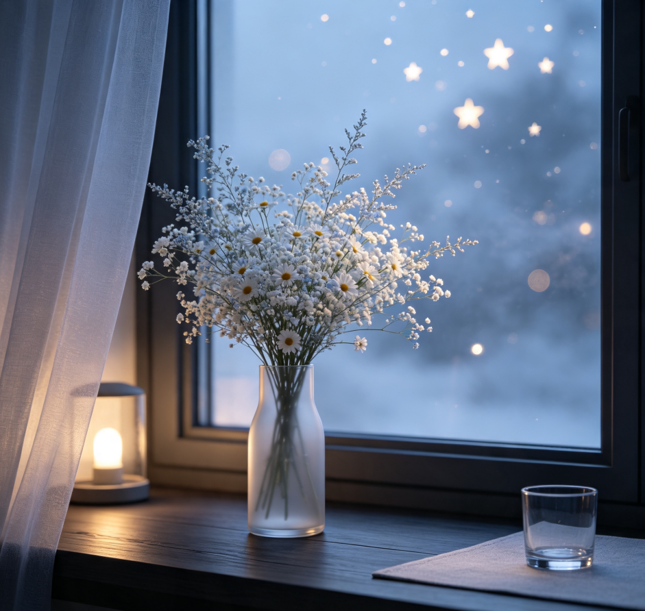 Baby's Breath, Statice & Small Daisies · Starry Haze